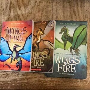 Wings Of Fire Books 11-13 Scholastic Books By Tui T Southerland